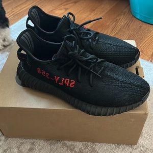 Black Yeezy sneakers
